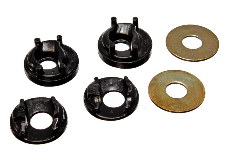 Black Motor Mount Inserts (2 Torque Mount Positio - For 95-99 Mitsubishi Eclipse FWD/AWD - Click Image to Close