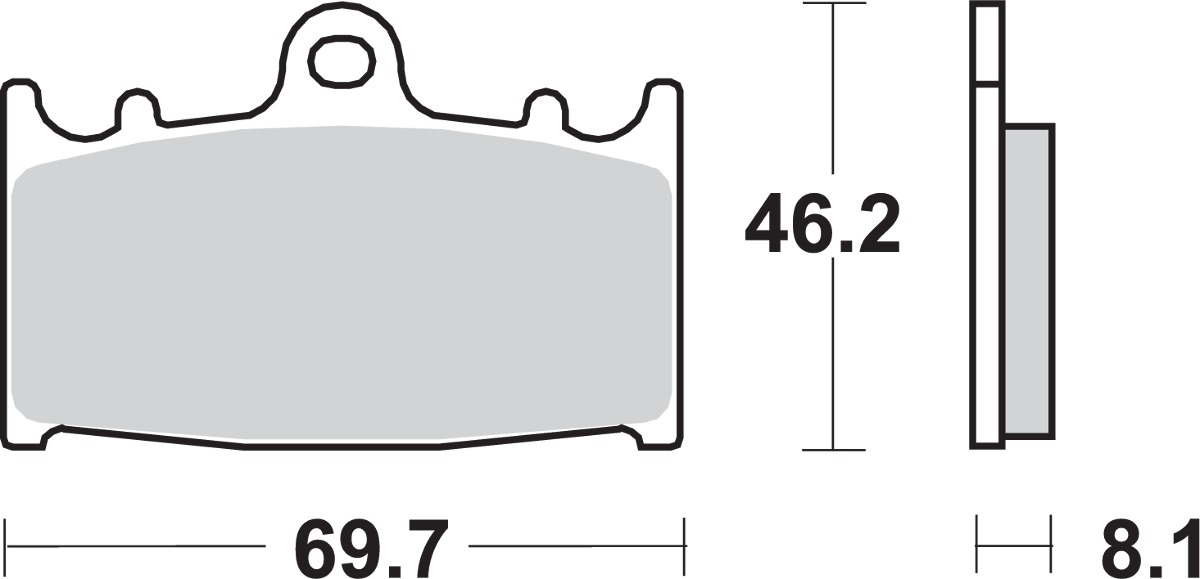 Sintered Brake Pads - 631Hs Sint Brake Pads Sbs - Click Image to Close