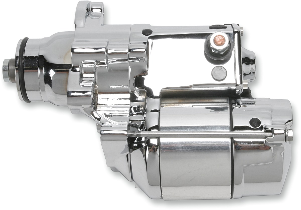 Supertorque Starter Motor 1.4 kW Chrome - For 07-17 Dynas & 06-16 Big Twins - Click Image to Close