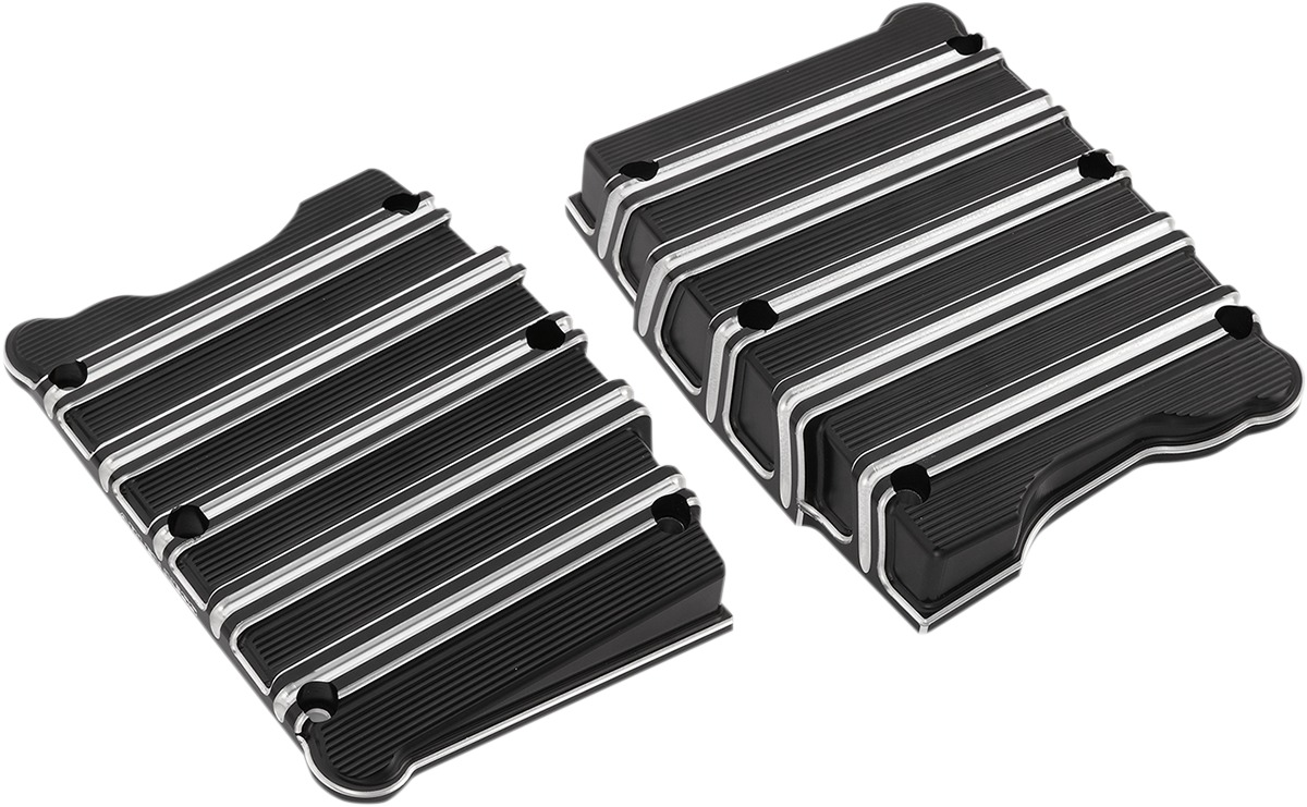 10-Gauge Rocker Covers - Rocker Cvrs 10-Gauge Blk - Click Image to Close