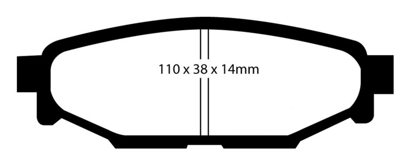 Bluestuff Rear Brake Pads - For 08-10 Subaru Impreza 2.5 - Click Image to Close