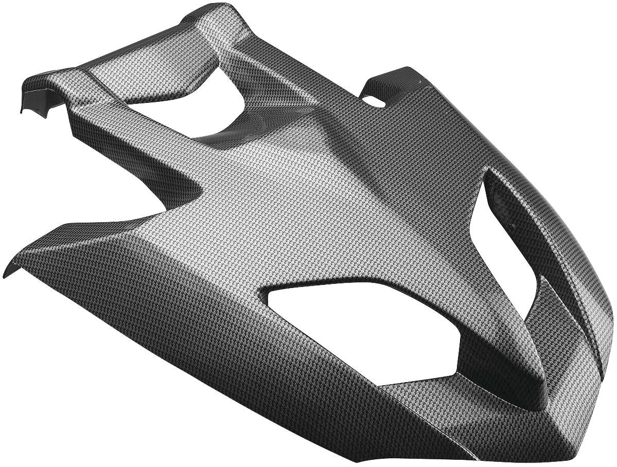 Custom Scooped Hood Stealth Black Carbon - For 16-18 Yamaha YXZ1000R/SS - Click Image to Close