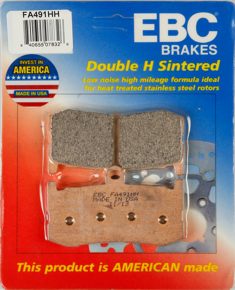 Sintered Double-H Brake Pads - Click Image to Close