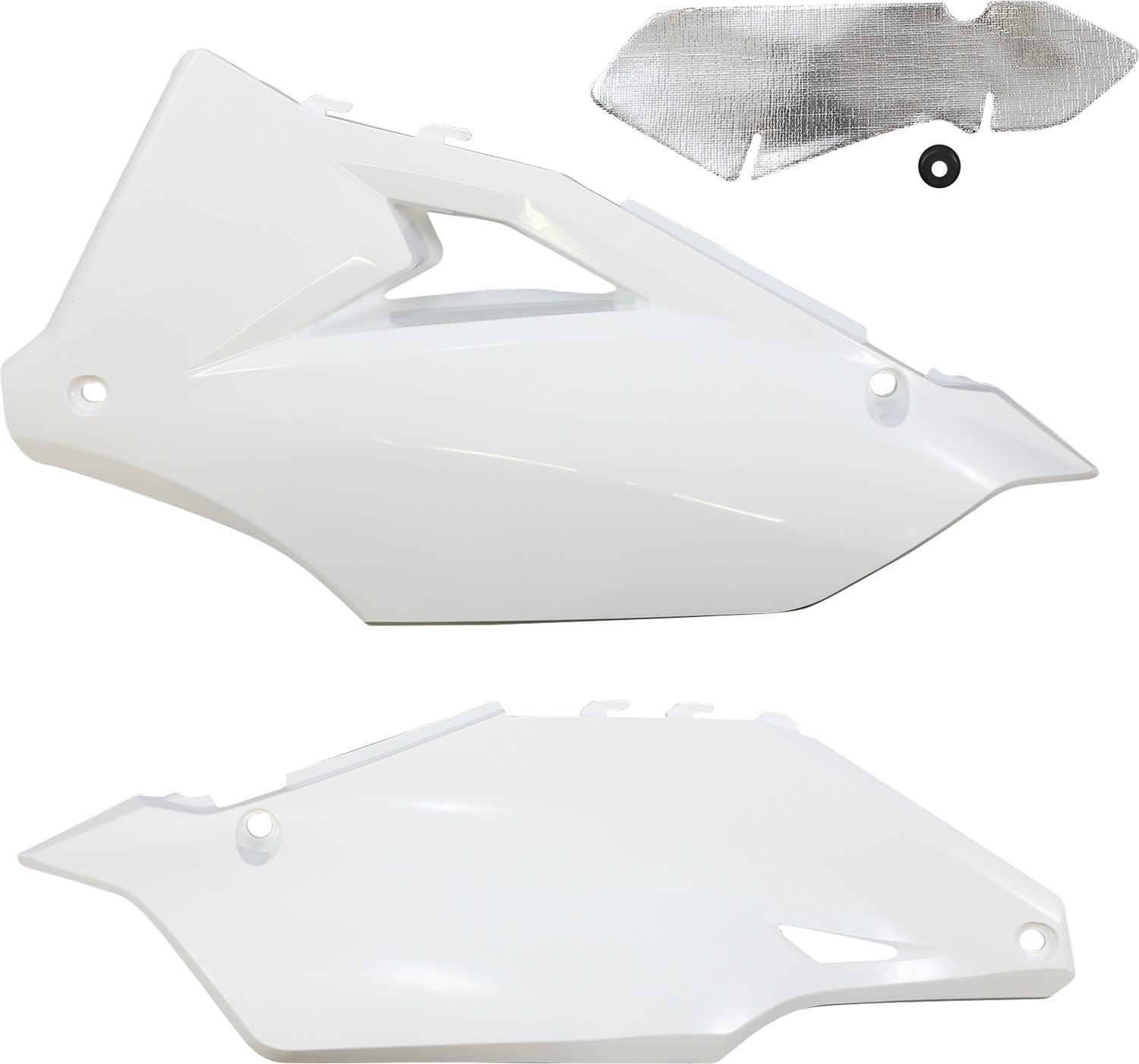 White Side Panels - For 19-23 KX450 / KX450X & 21-23 KX250F / KX250X - Click Image to Close