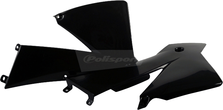 Radiator Shrouds - Black - For 01-04 KTM 125-525 - Click Image to Close