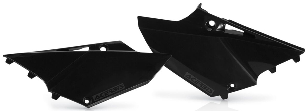 Side Panels - Black - For 16-18 Yamaha YZ250X 15-18 YZ125 YZ250 - Click Image to Close