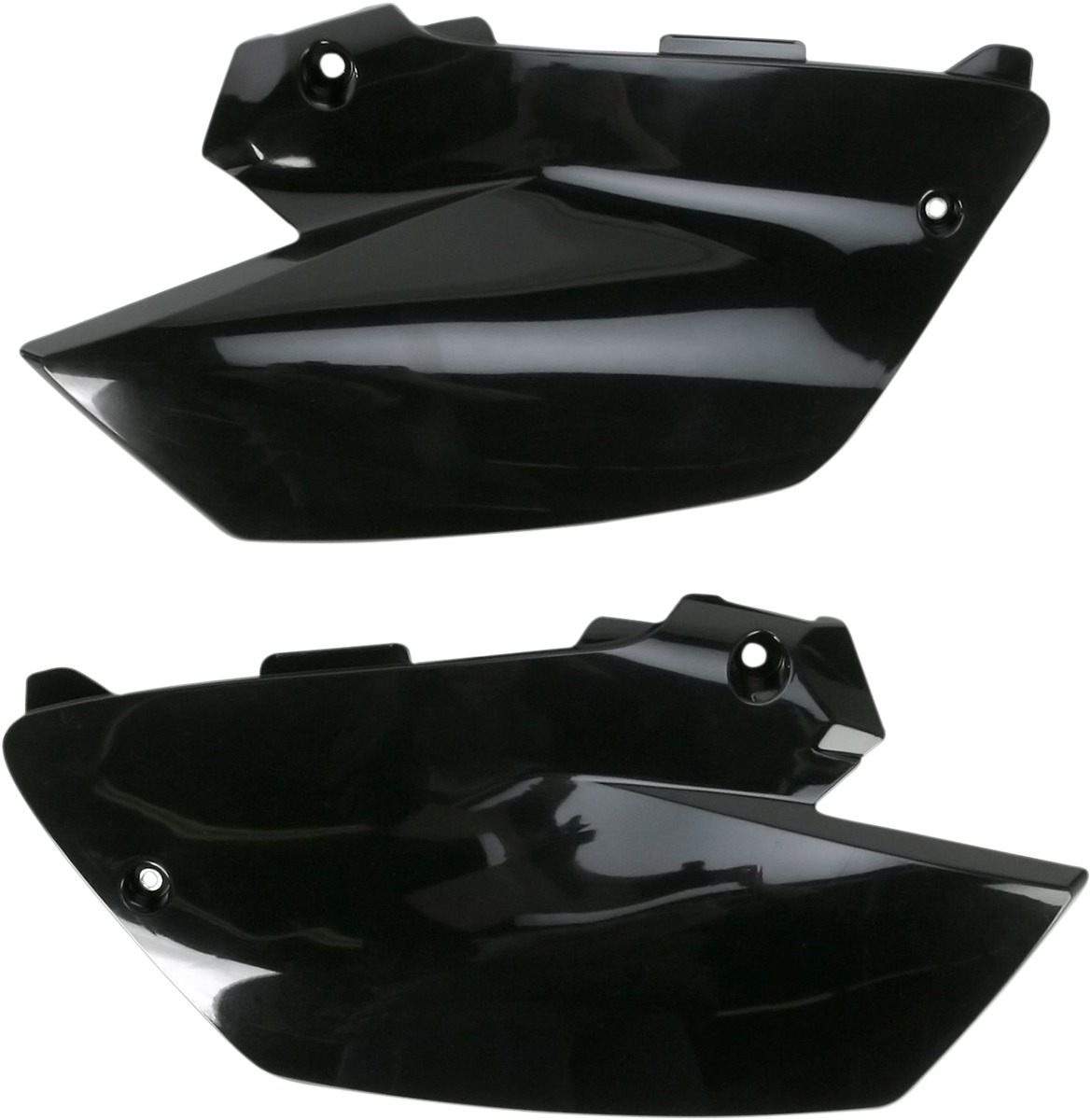 Side Number Plates for Yamaha - Side Pnl Resty Blk - Click Image to Close