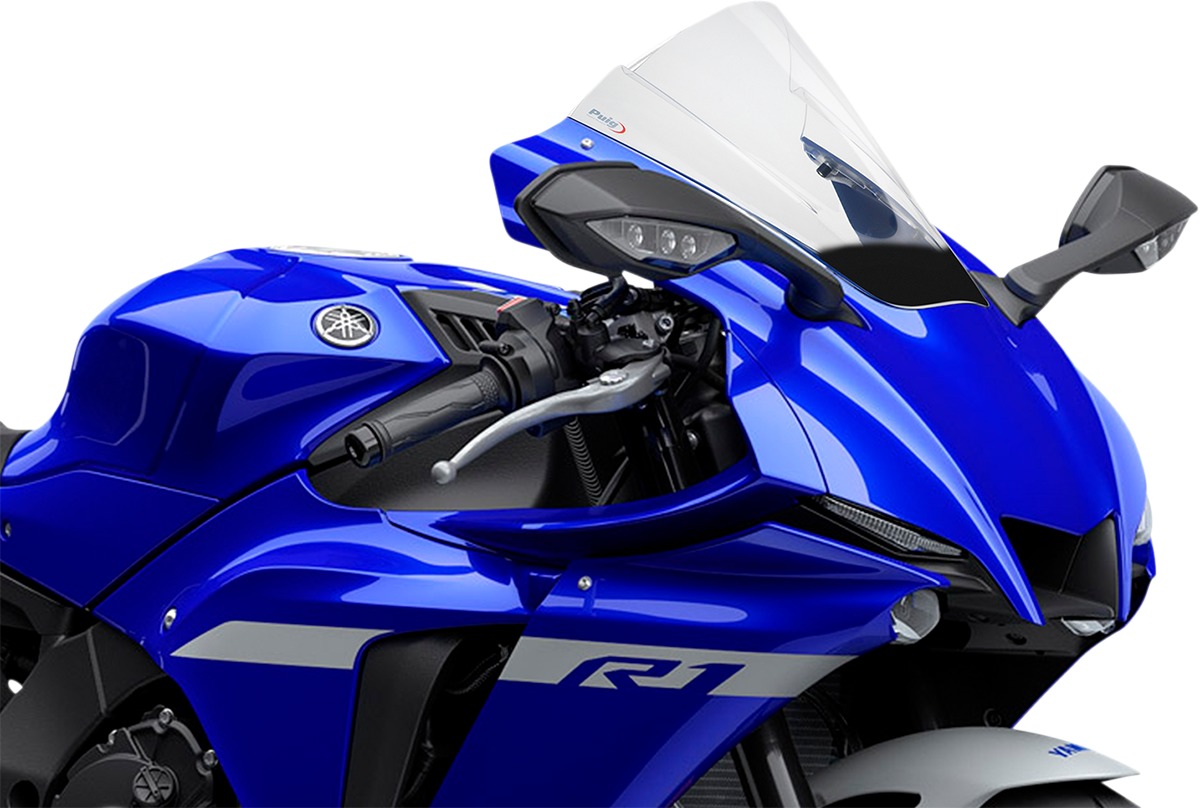 Z-Racing Windscreen - Clear - For 20-24 Yamaha YZF R1 - Click Image to Close