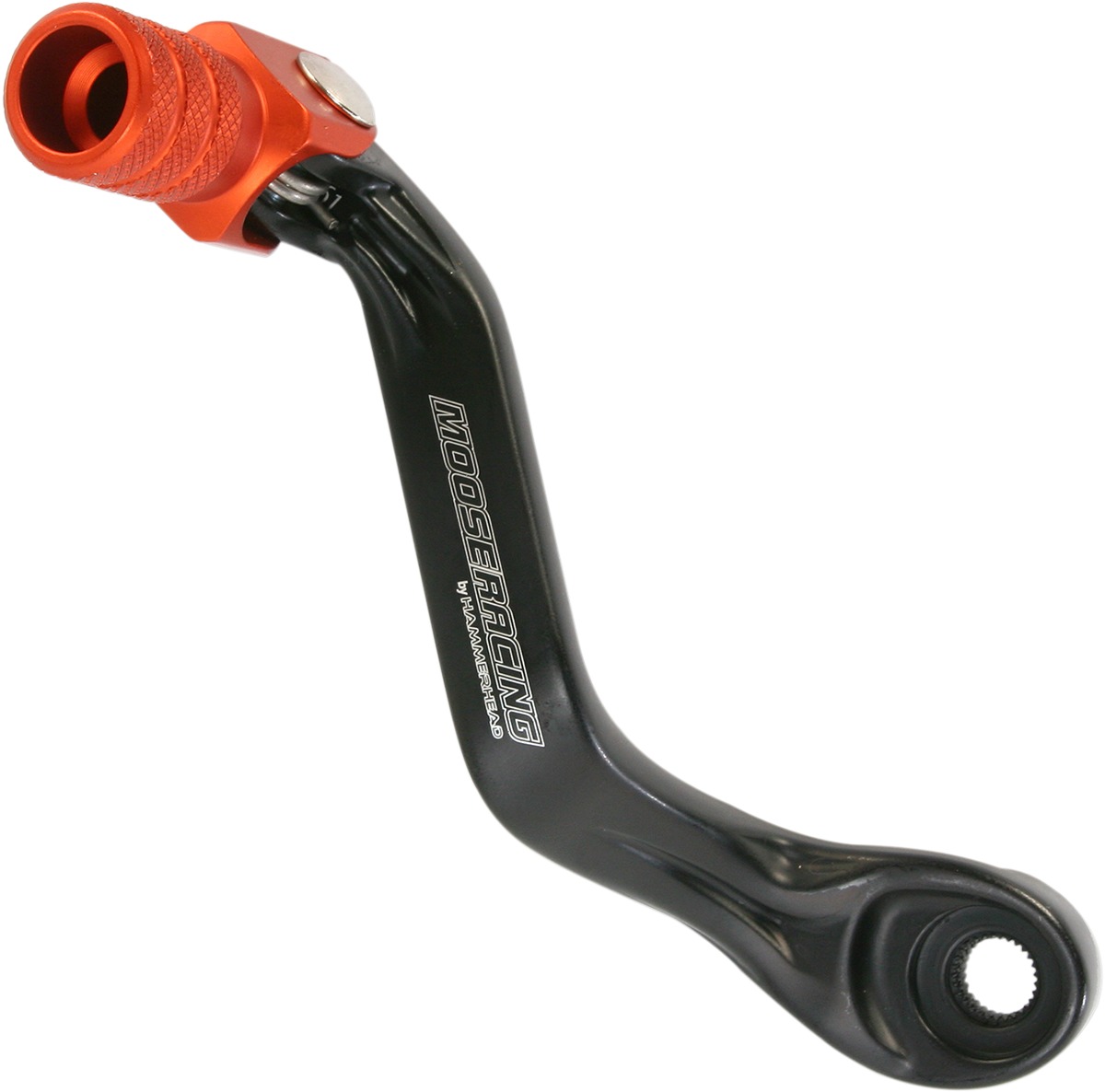 Anodized Forged Folding Shift Lever Black/Orange - For 15-20 KTM 125-500 - Click Image to Close