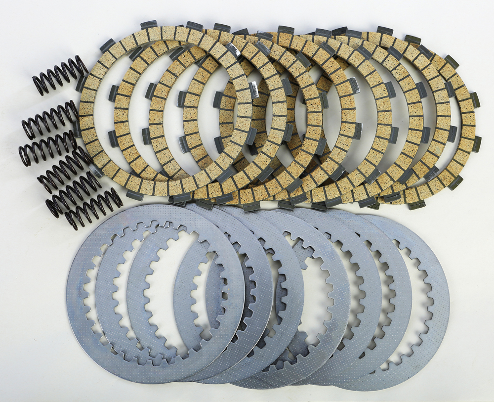 Complete Clutch Plate Set w/Springs - For 94-01 Yamaha YZ250 - Click Image to Close