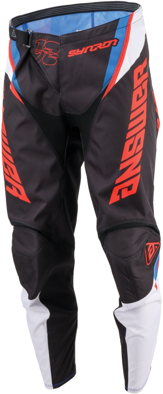 Answer 25 Syncron Envenom Pants Red/White/Blue - 38 - Men's riding pants in Red/White/Blue, Size 38 - Click Image to Close