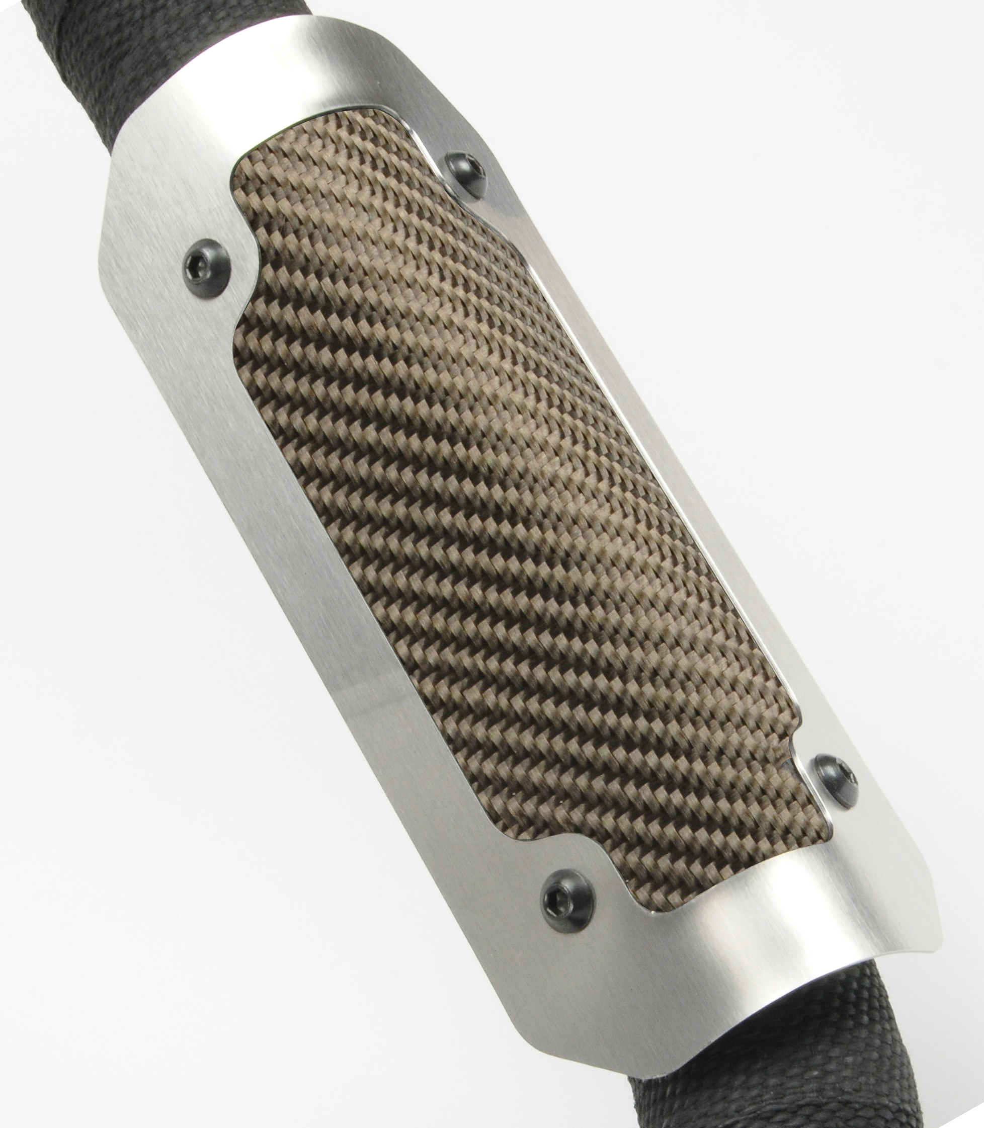 Gen3 Onyx Heat Shield Brushed/Titanium 4"x8" - Click Image to Close