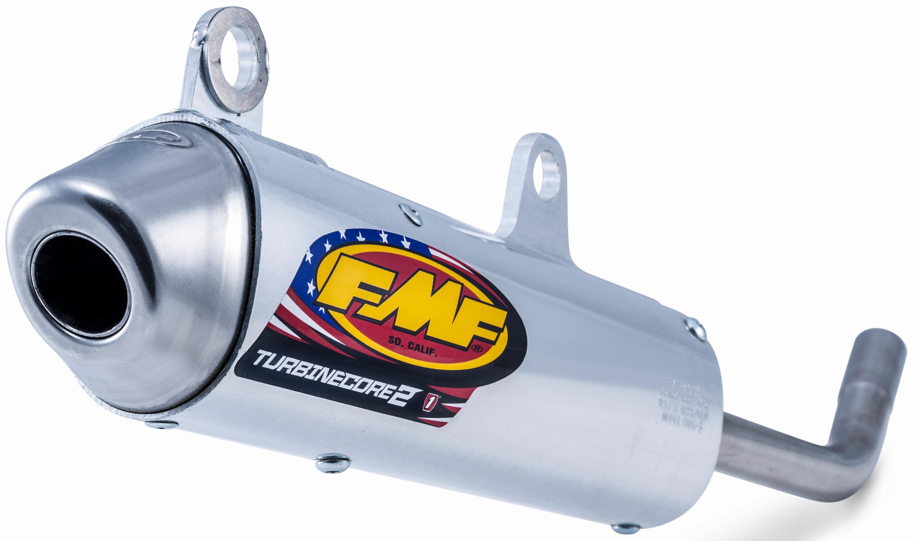 Turbinecore II Slip On Muffler w/ Spark Arrestor - For Many 19-23 KTM/Husqvarna 250/300 2 Strokes - Click Image to Close