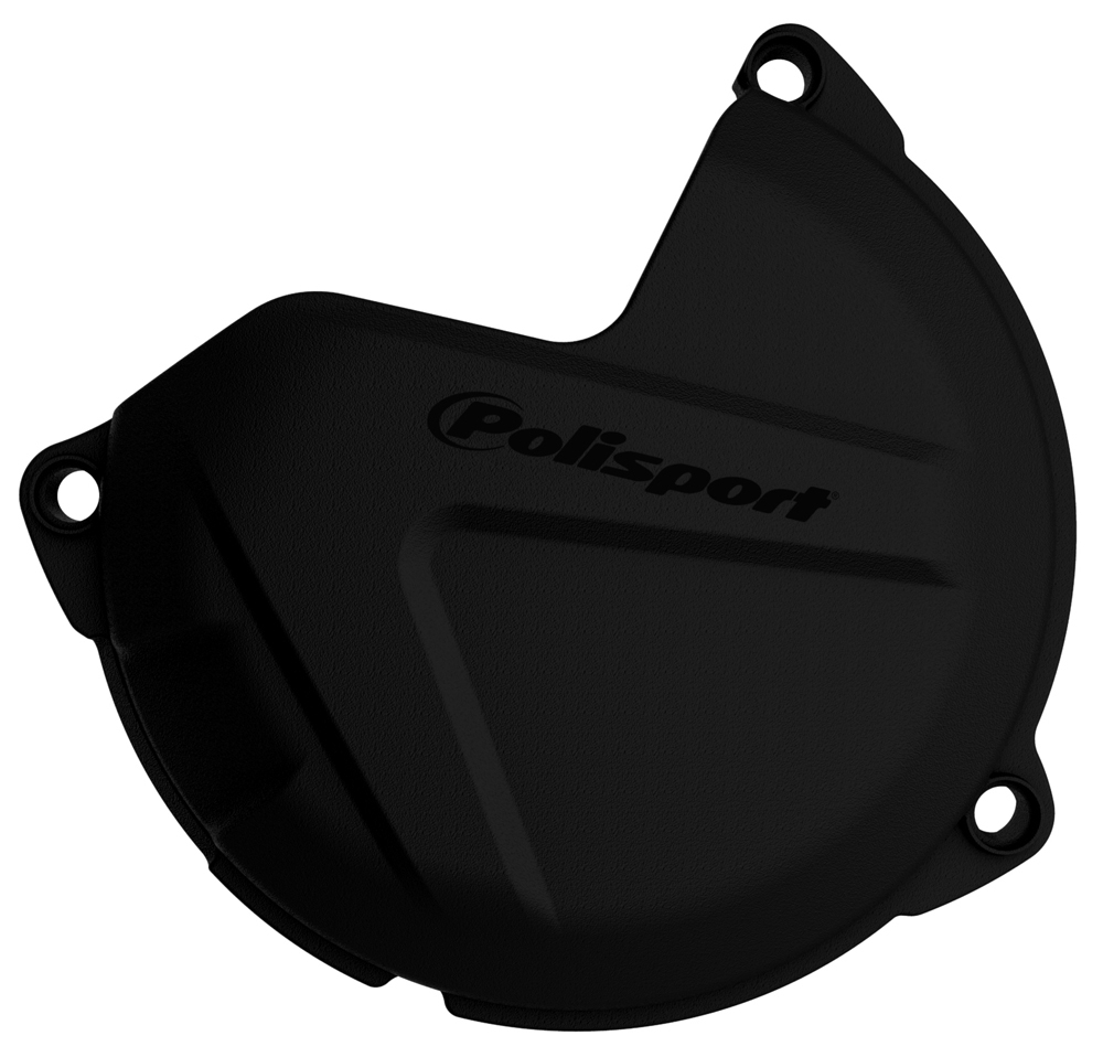 Clutch Cover Protector - Black - For 13-17 KTM 250/300 - Click Image to Close