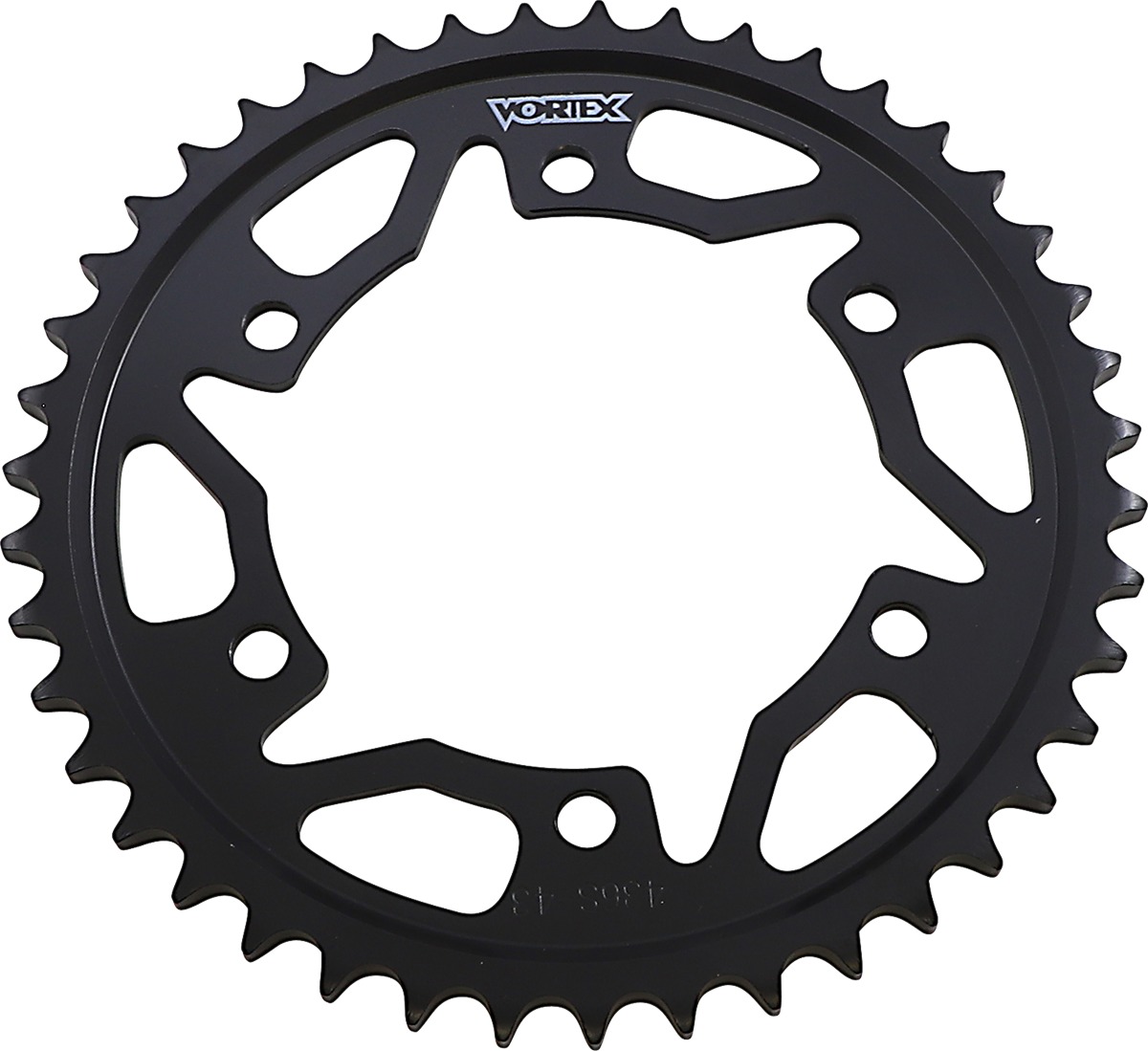 Steel Rear Sprocket 43T Black 530 - For 93-07 Kawasaki Suzuki - Click Image to Close