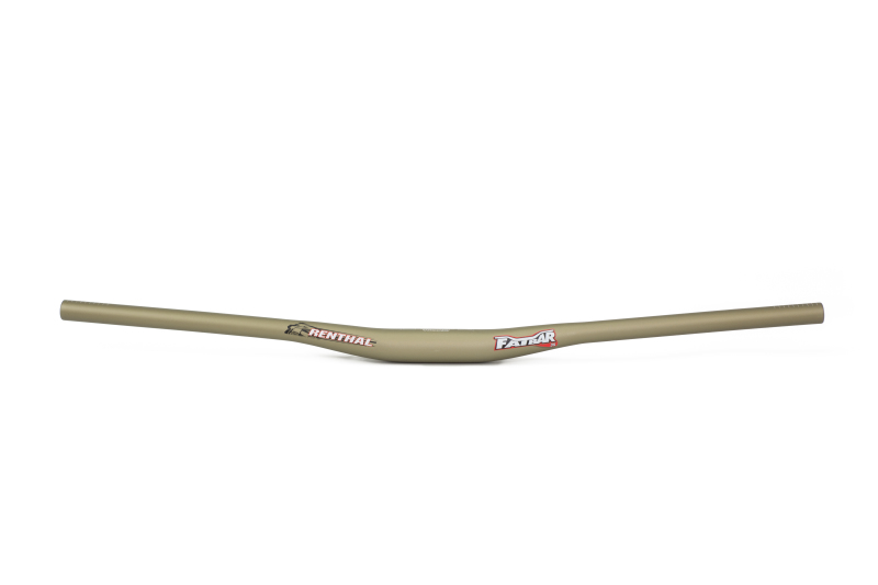 Renthal Fatbar 35 10 mm. Rise - Aluminum Gold - Click Image to Close