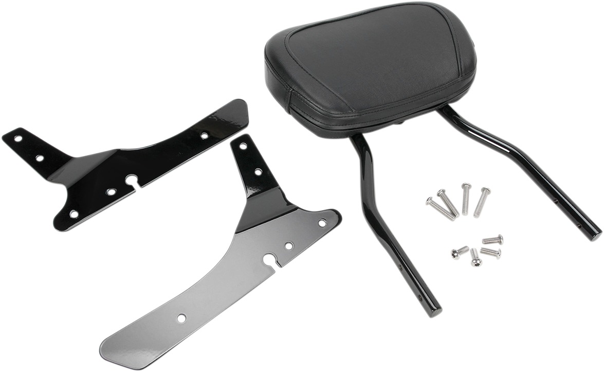 Round 14" Sissy Bar - Black - For 04-18 Harley XL Sportster - Click Image to Close