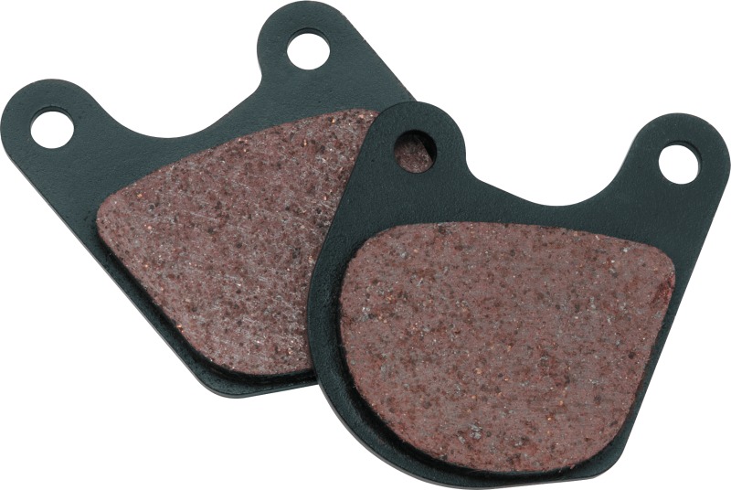 Organic Brake Pads Replaces H-D 44098-77 44063-83C 44032-79 Dual Disc - For 78-83 FX XL - Click Image to Close