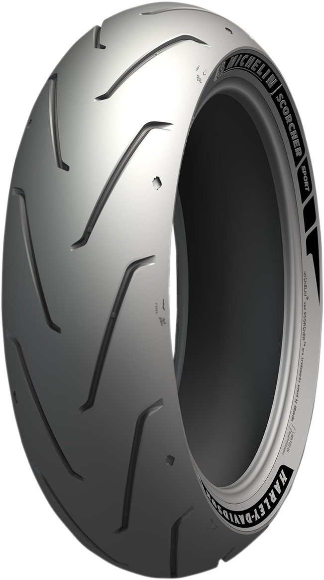 180/55ZR17 (73W) Scorcher Sport Rear Motorcycle Tire - TL - Click Image to Close