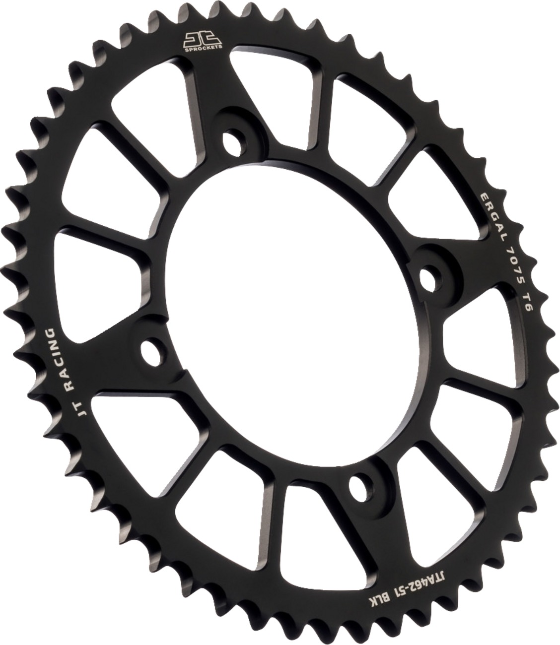 Black Aluminum Rear Sprocket - 51 Teeth 428 Pitch - Click Image to Close