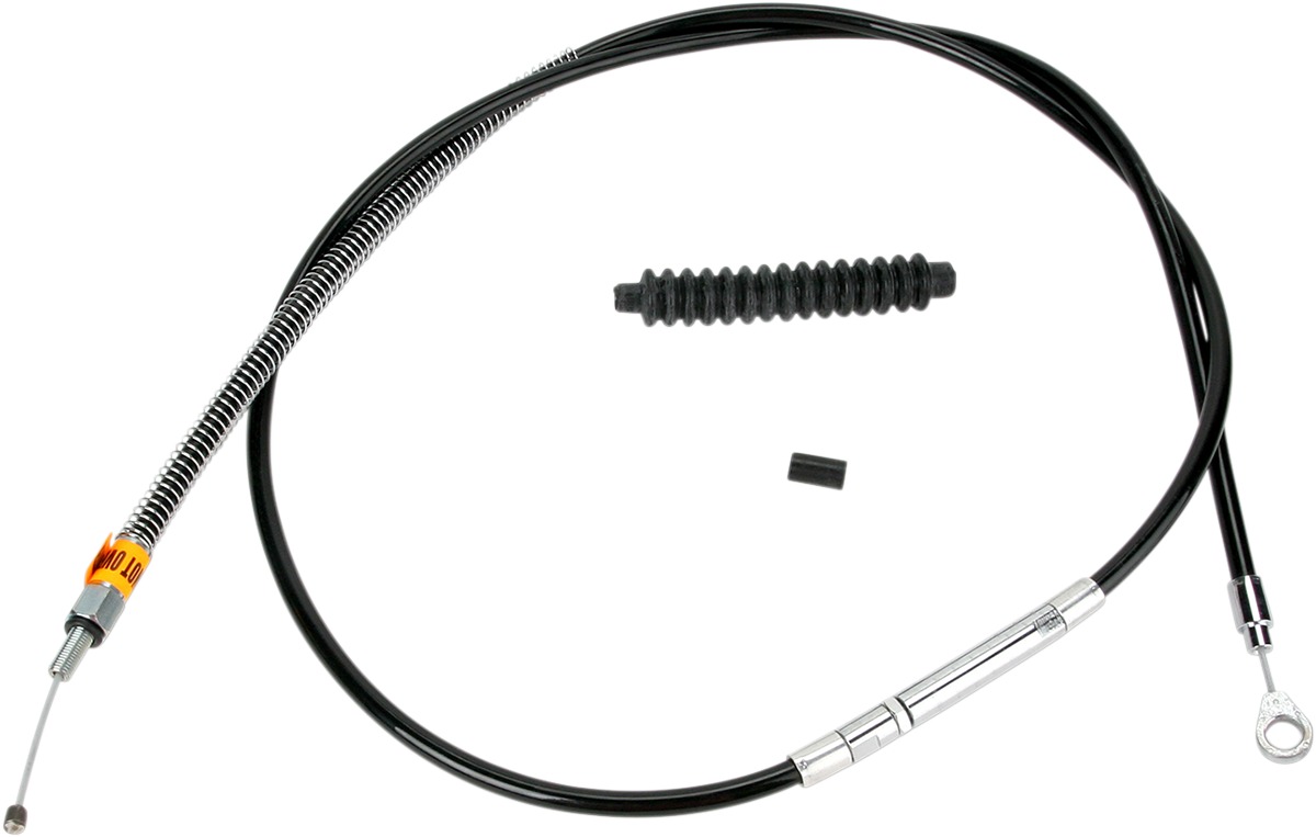 Black Vinyl Clutch Cables - Clutch Cable Blk +6 - Click Image to Close