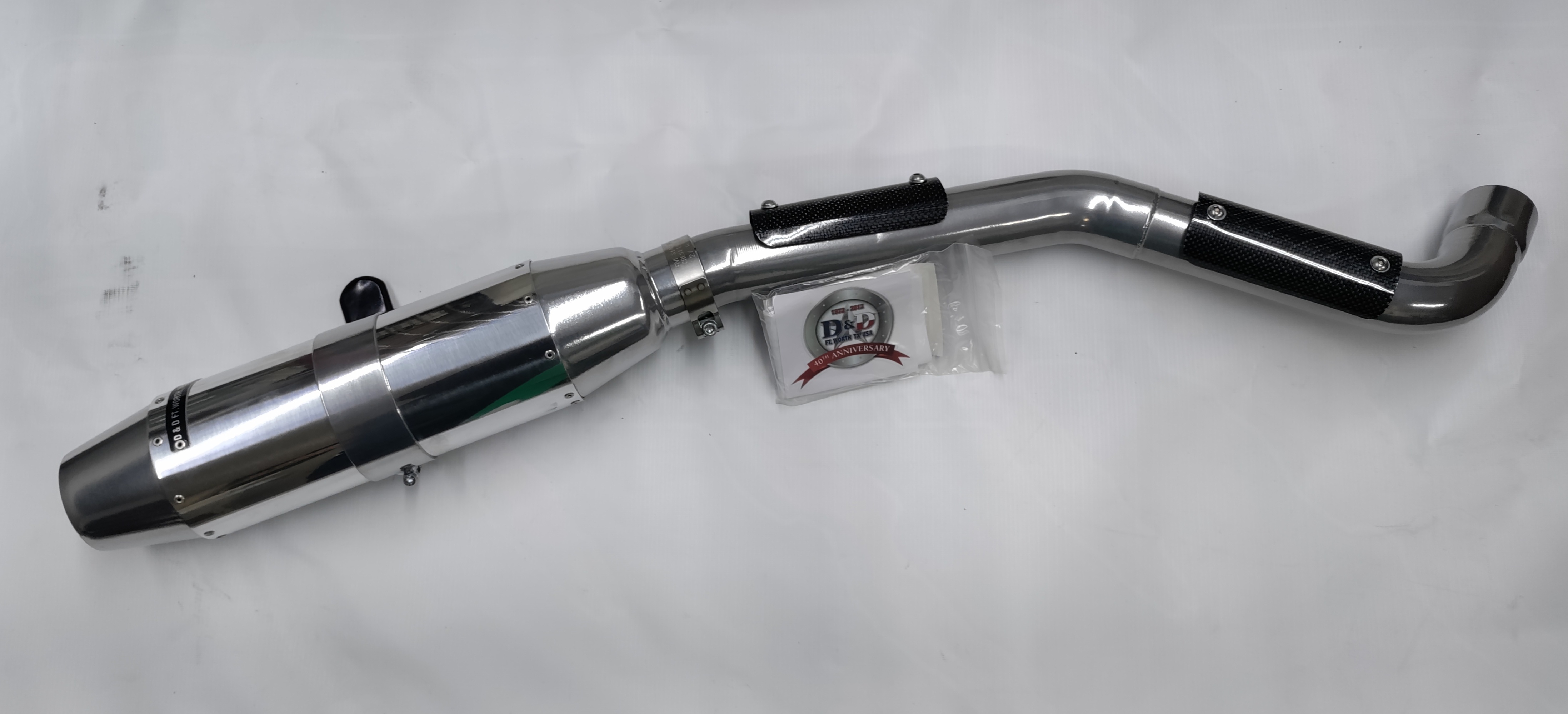 High Mount Slip On Exhaust - For 07-12 Triumph Tiger 1050 - Click Image to Close