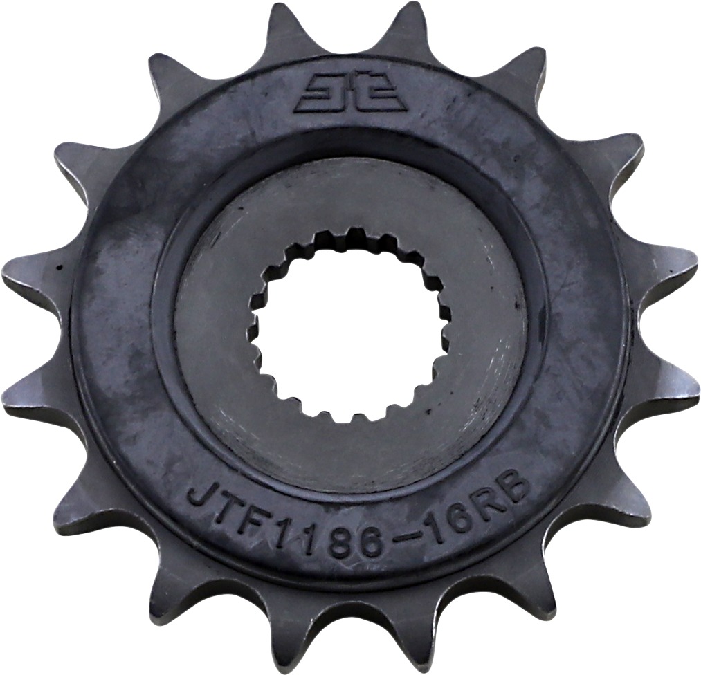 Front Steel Countershaft Sprocket w/ Rubber Damper - 16 Tooth 525 - Click Image to Close