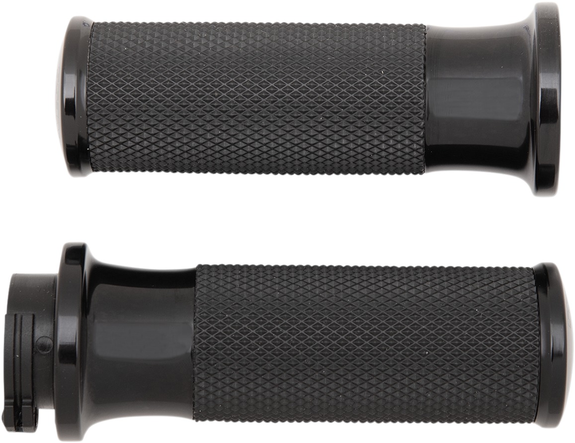 Cable Style Fusion Series Grips - Smoothie Grips Blk - Click Image to Close