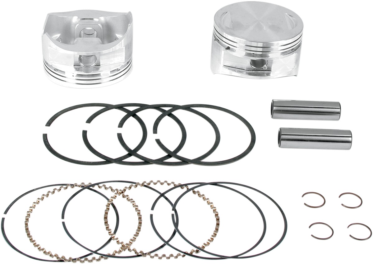 Forged Piston Sets for S&S Engines - Piston Set 4''+.010'' - Click Image to Close