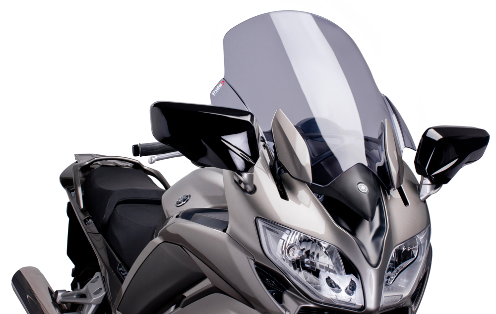 Light Smoke Touring Windscreen - For 13-23 Yamaha FJR1300 - Click Image to Close