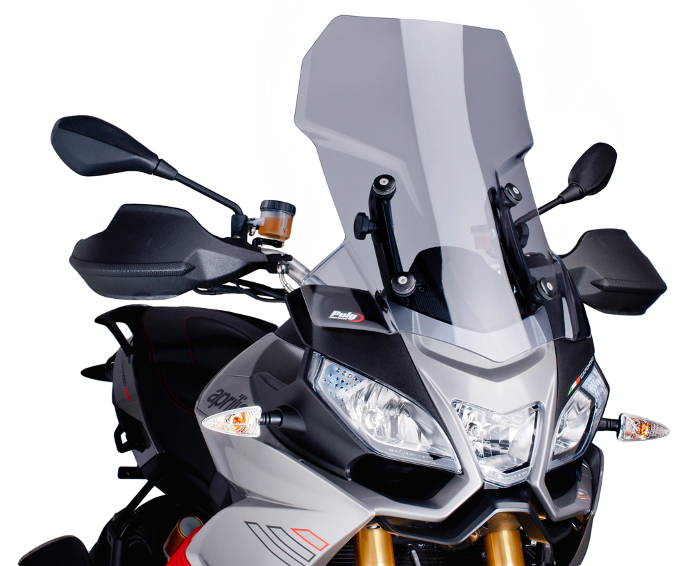 Light Smoke Touring Windscreen - For 14-16 Aprilia Caponord - Click Image to Close