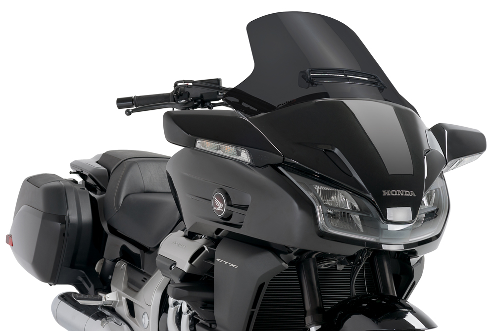 Dark Smoke Touring Windscreen - For 14-16 Honda CTX1300 - Click Image to Close