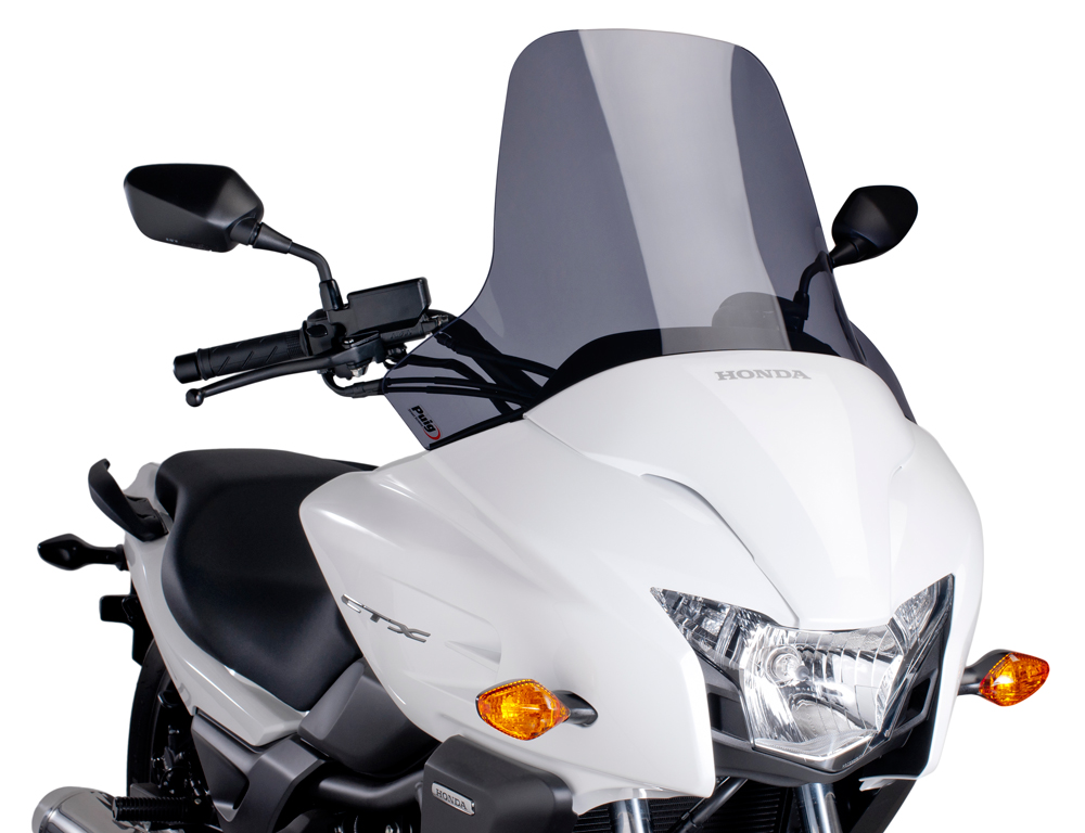 Dark Smoke Touring Windscreen - For 14-16 Honda CTX700 - Click Image to Close