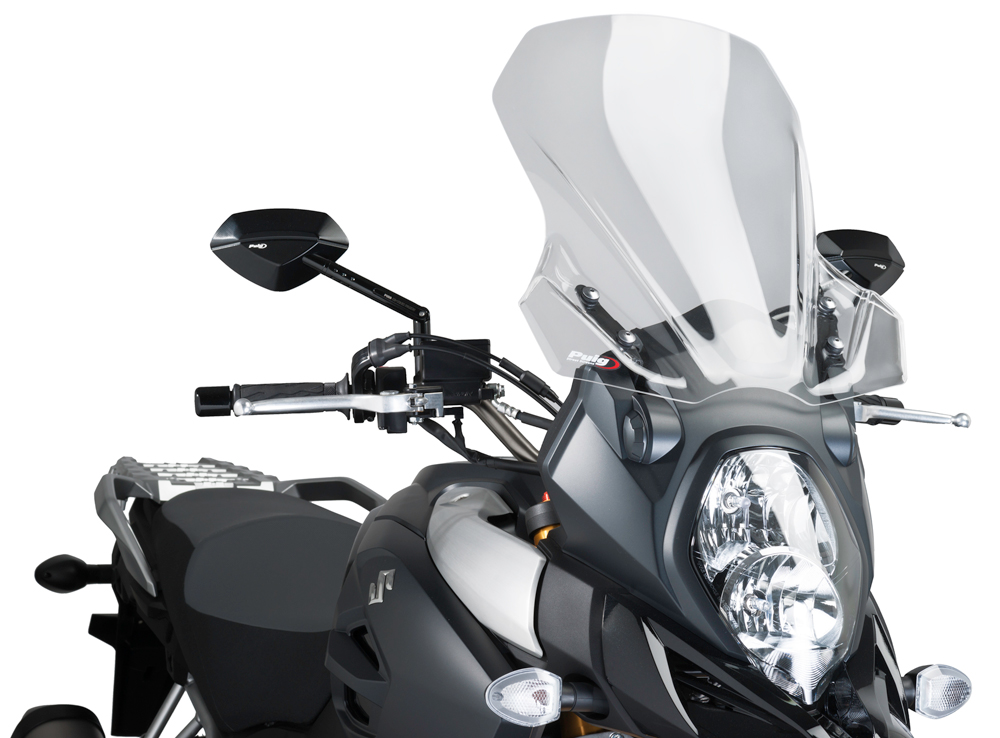 Clear Touring Windscreen - For 14-19 Suzuki DL1000 V-Strom - Click Image to Close