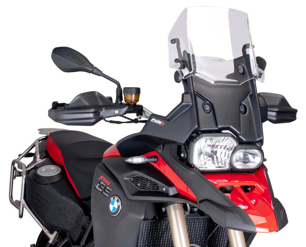 Clear Touring Windscreen - For 14-16 BMW F800GS Adventure - Click Image to Close