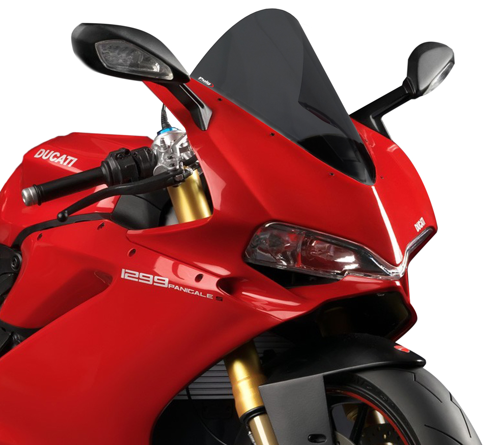 Dark Smoke Z-Racing Windscreen - For Ducati 1299/959 Panigale - Click Image to Close