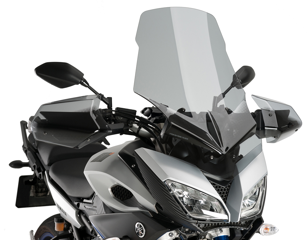 Light Smoke Touring Windscreen - For 15-16 Yamaha FJ-09 - Click Image to Close