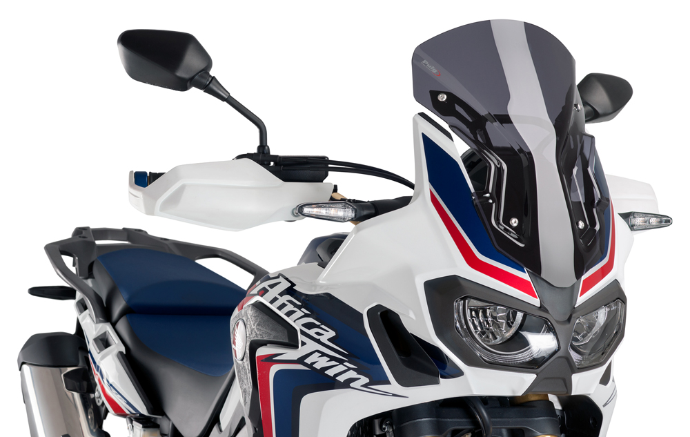 Dark Smoke Racing Windscreen - For 16-19 Honda Africa Twin CRF1000L - Click Image to Close