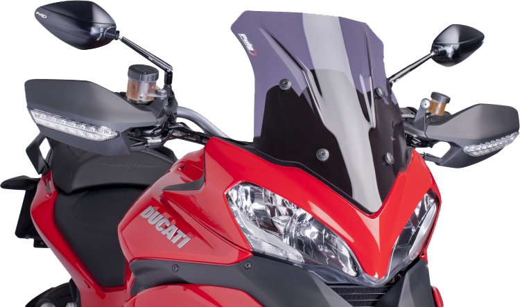 Dark Smoke Racing Windscreen - For 13-14 Ducati Multistrada 1200 - Click Image to Close