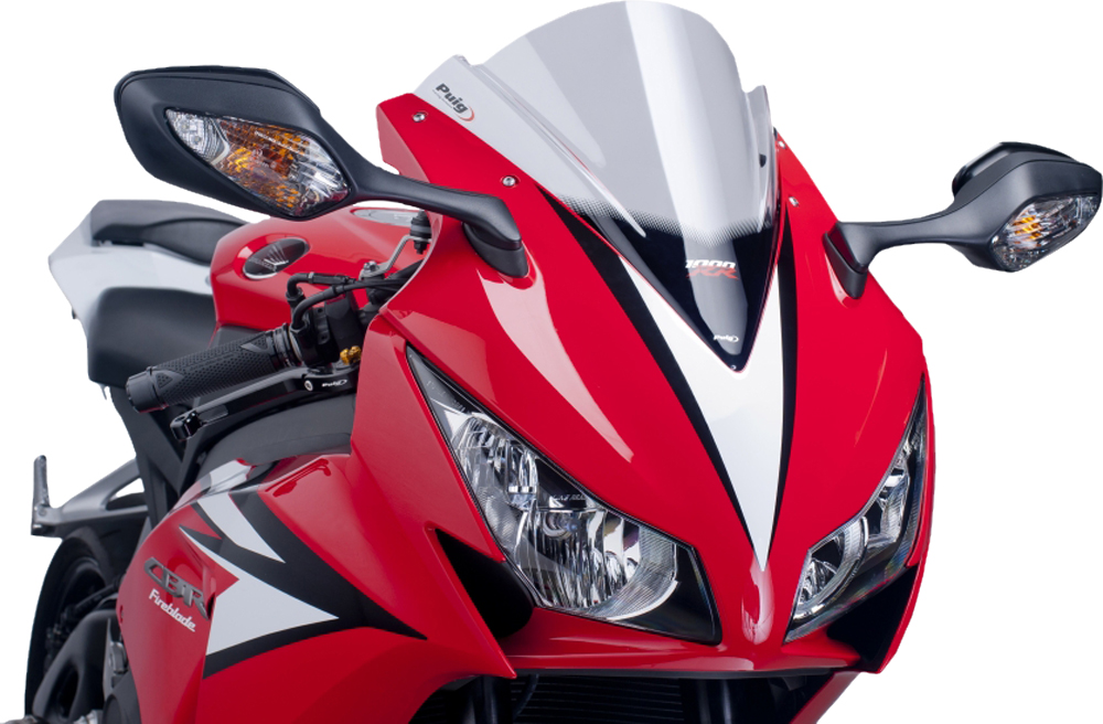 Smoke Racing Windscreen For CBR1000RR - For 12-16 Honda CBR1000RR - Click Image to Close