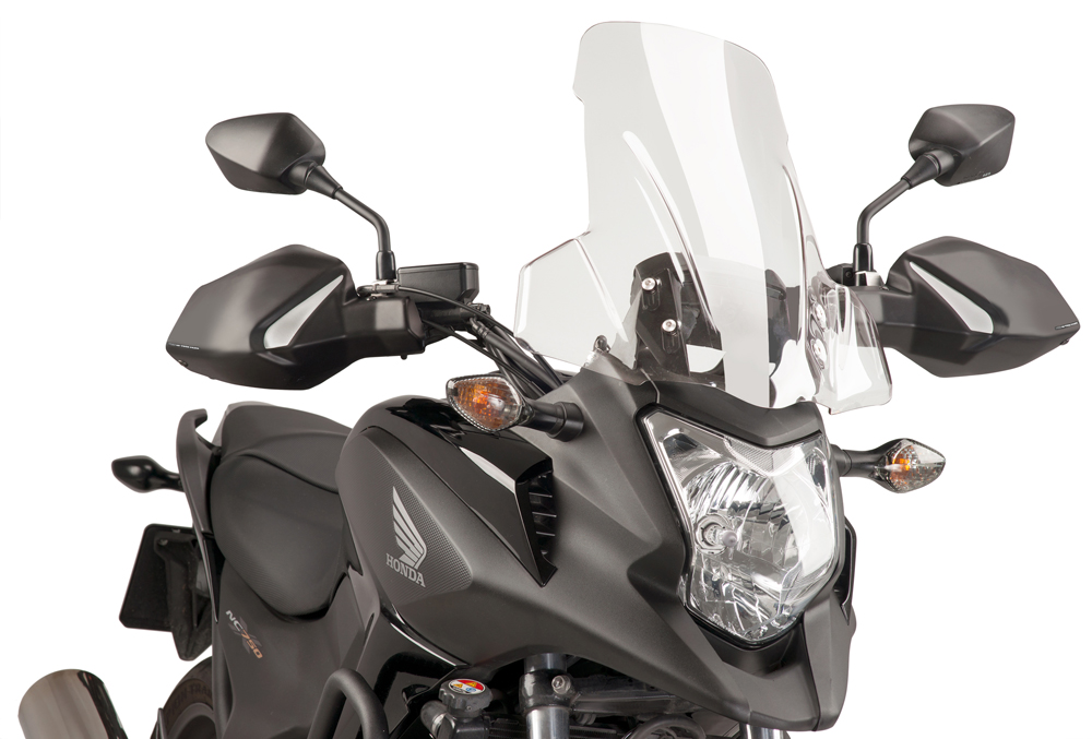 Clear Touring Windscreen - For 12-15 Honda NC700X - Click Image to Close