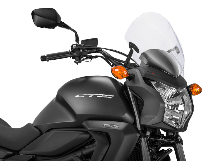 Clear Naked New Generation Windscreen - For 14-15 Honda CTX700N - Click Image to Close