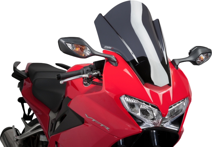 Dark Smoke Touring Windscreen - For 14-15 Honda VFR800/D - Click Image to Close