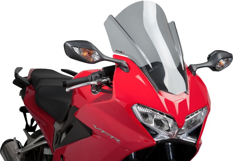 Smoke Touring Windscreen - For 14-15 Honda VFR800/D - Click Image to Close