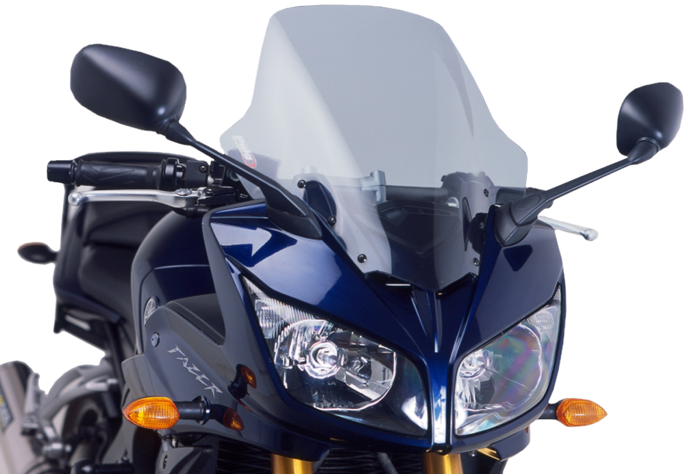 Smoke Touring Windscreen - For 06-15 Yamaha FZ1 - Click Image to Close