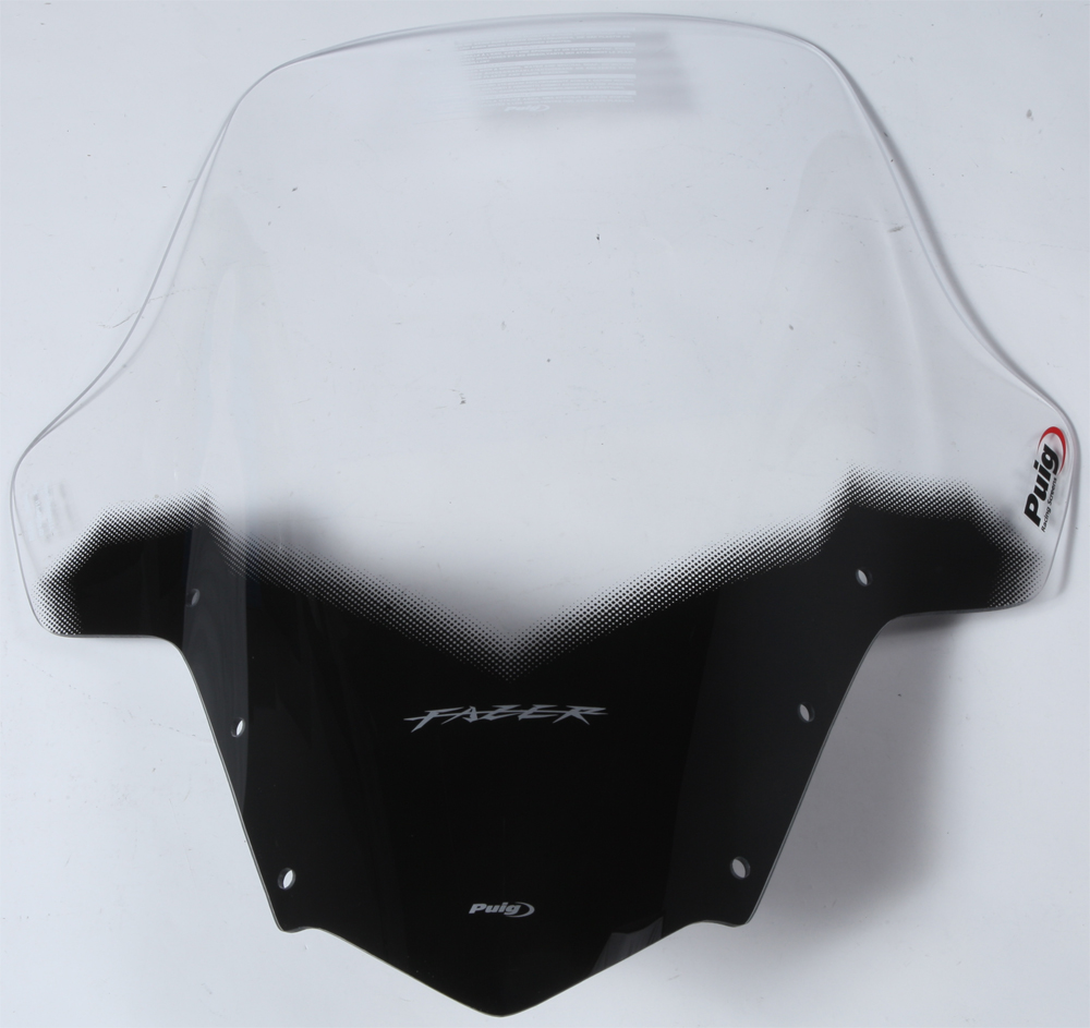 Clear Touring Windscreen - For 06-15 Yamaha FZ1 - Click Image to Close