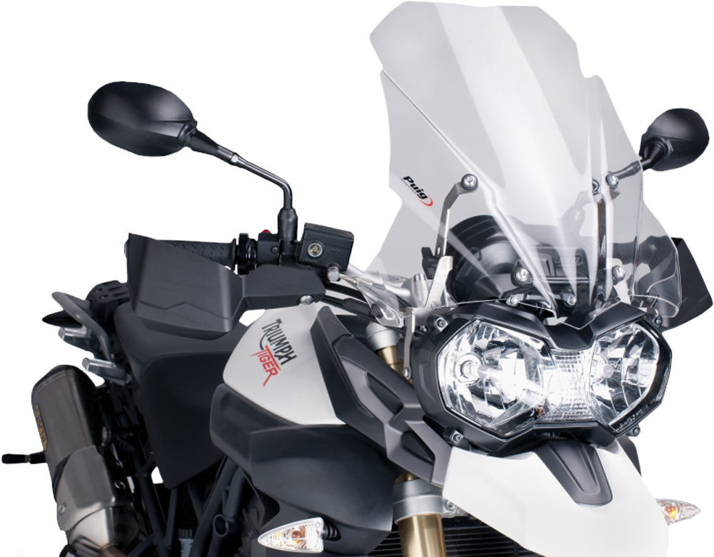 Clear Touring Windscreen - For Triumph Tiger 800 - Click Image to Close