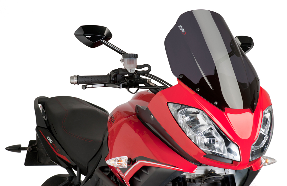 Dark Smoke Touring Windscreen - For 07-13 Triumph Tiger 1050 - Click Image to Close