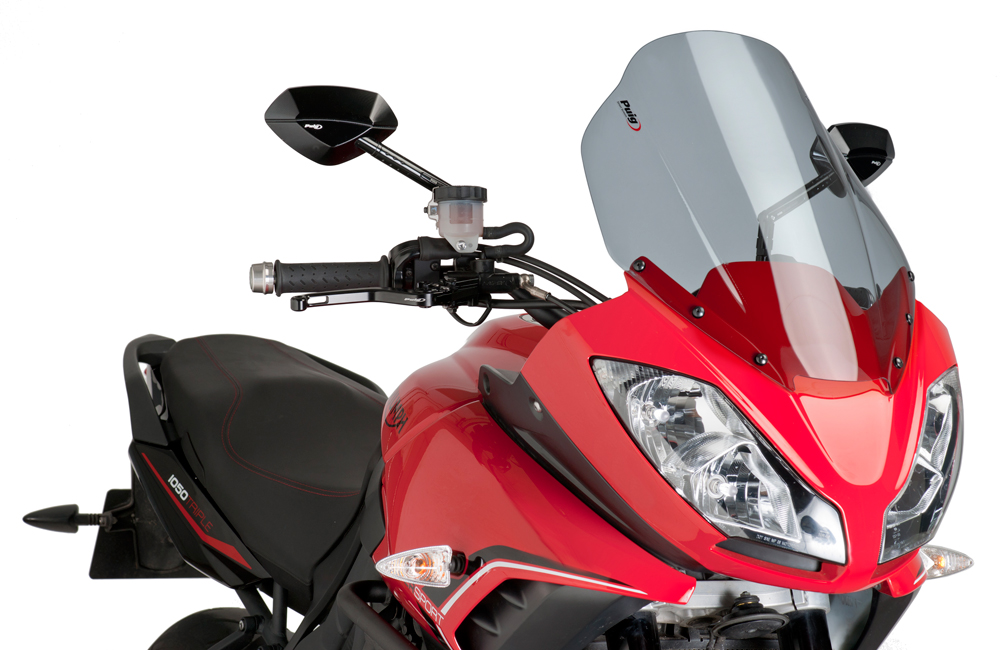 Smoke Touring Windscreen - For 07-13 Triumph Tiger 1050 - Click Image to Close