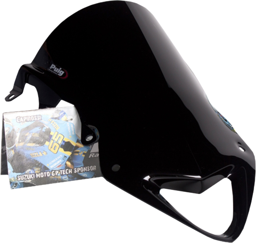 Black Racing Windscreen - For 09-14 BMW S1000RR - Click Image to Close